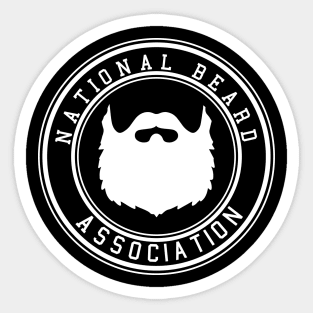 National Barber Association - Beard Beards hair barbershop gift Sticker